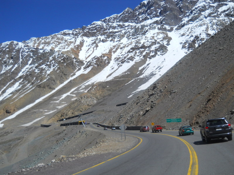 Foto: Ruta Internacional, cuesta Los Caracoles - Los Andes (Valparaíso), Chile