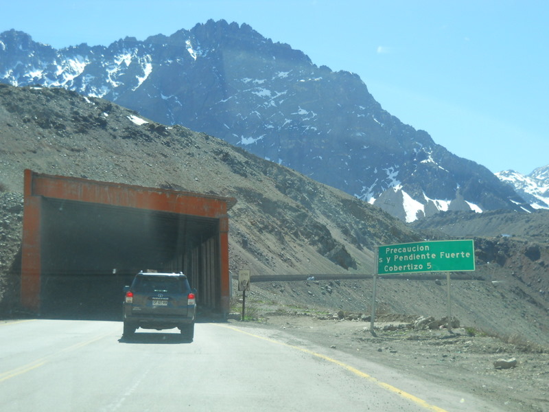 Foto: Ruta Internacional, cuesta Los Caracoles - Los Andes (Valparaíso), Chile