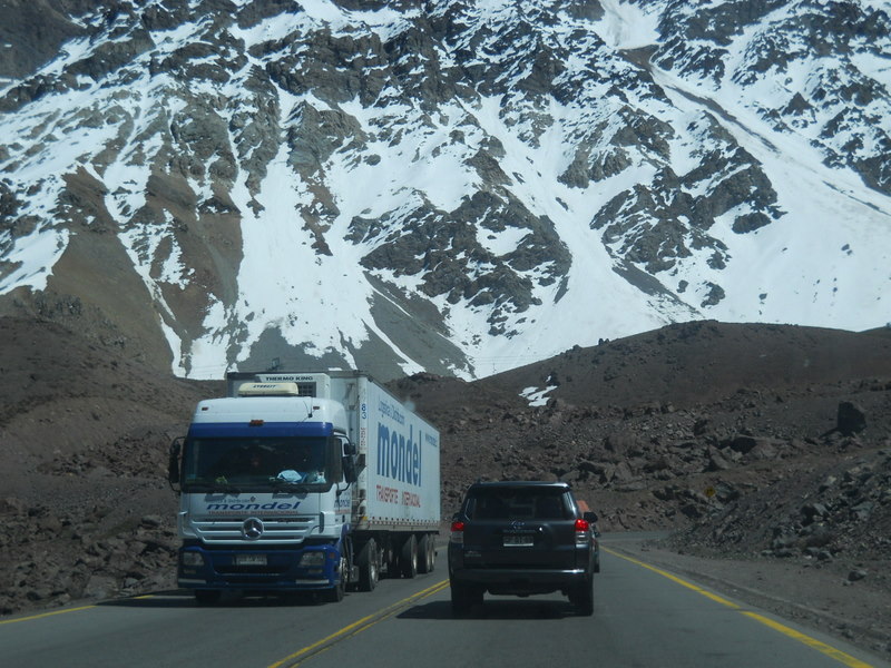 Foto: Ruta Internacional, cuesta Los Caracoles - Los Andes (Valparaíso), Chile