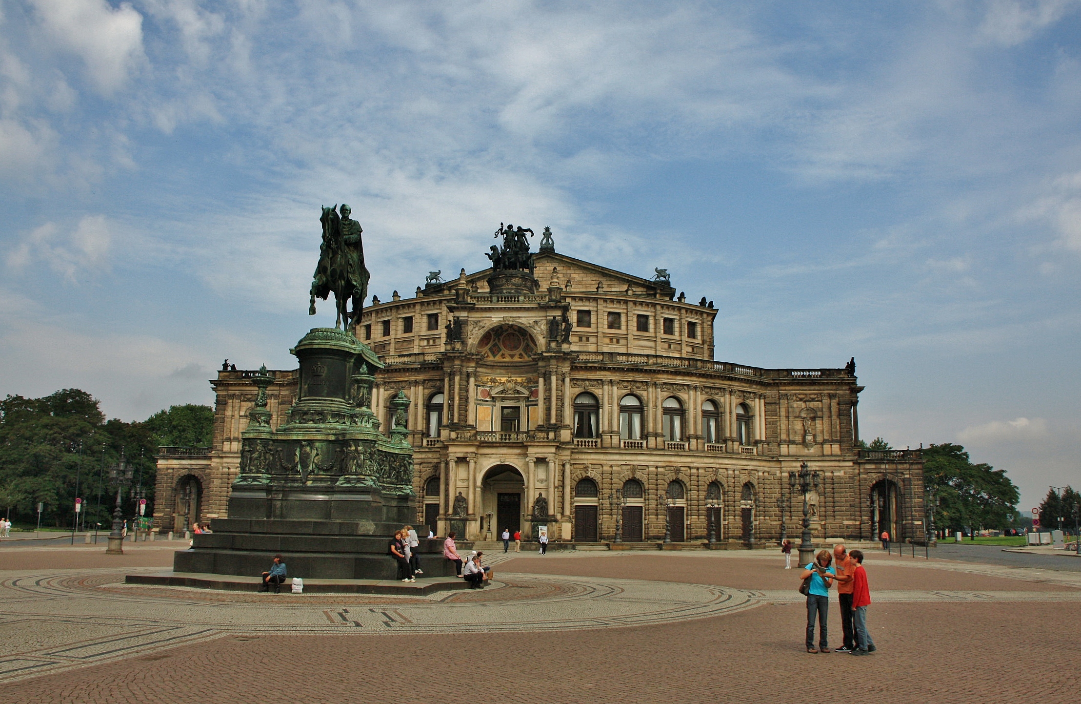 Foto: La ópera Semper - Dresden (Saxony), Alemania
