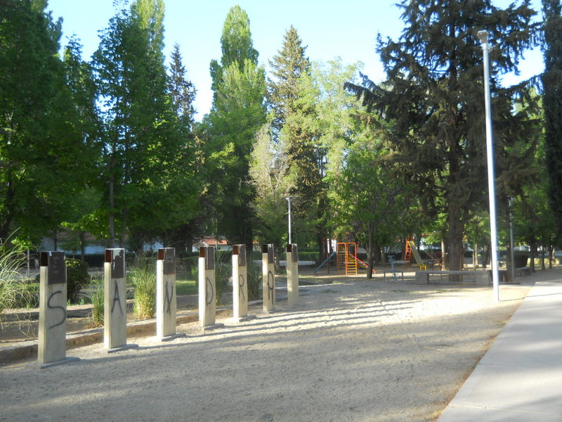 Foto: Plaza - Uspallata (Mendoza), Argentina