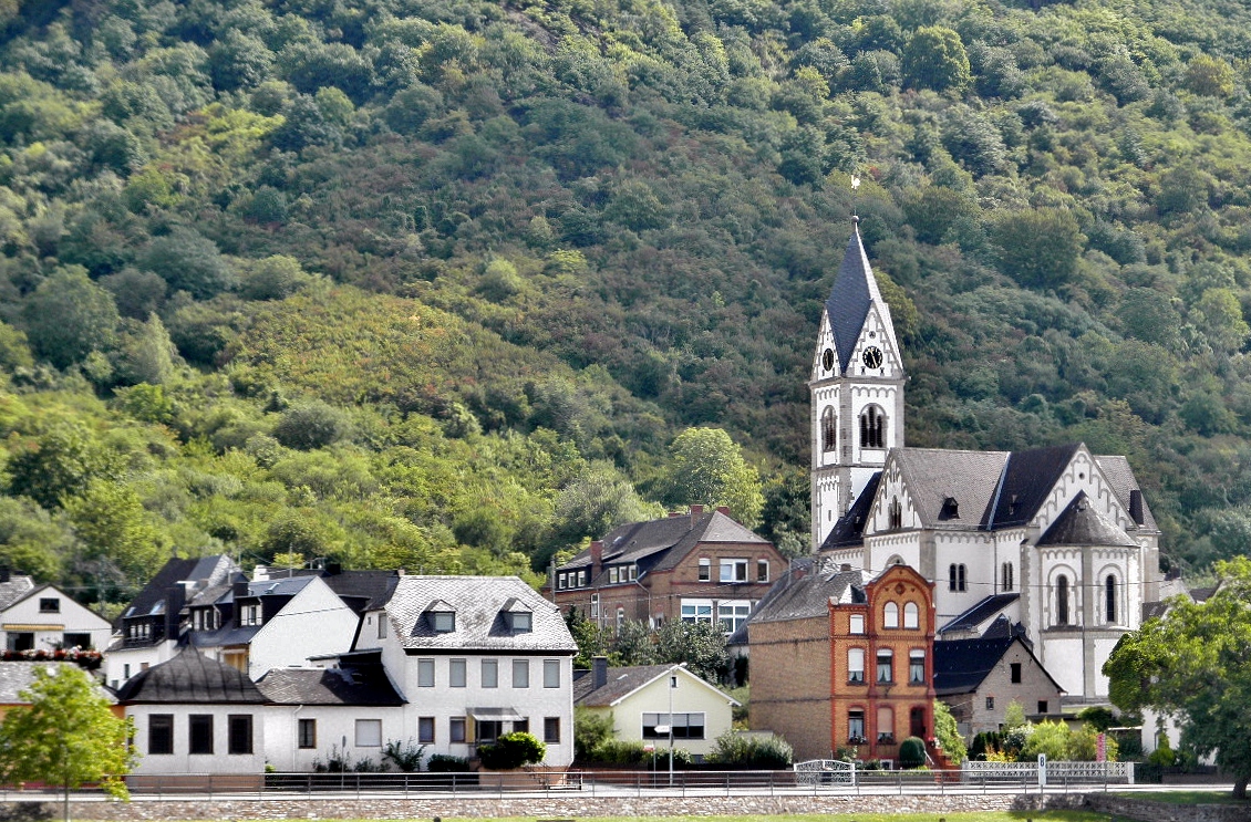 Foto: Vista del pueblo - Kamp-Bornhofen (Rhineland-Palatinate), Alemania