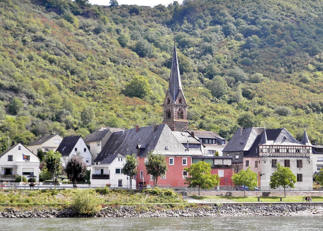Foto: Vista del pueblo - Kamp-Bornhofen (Rhineland-Palatinate), Alemania
