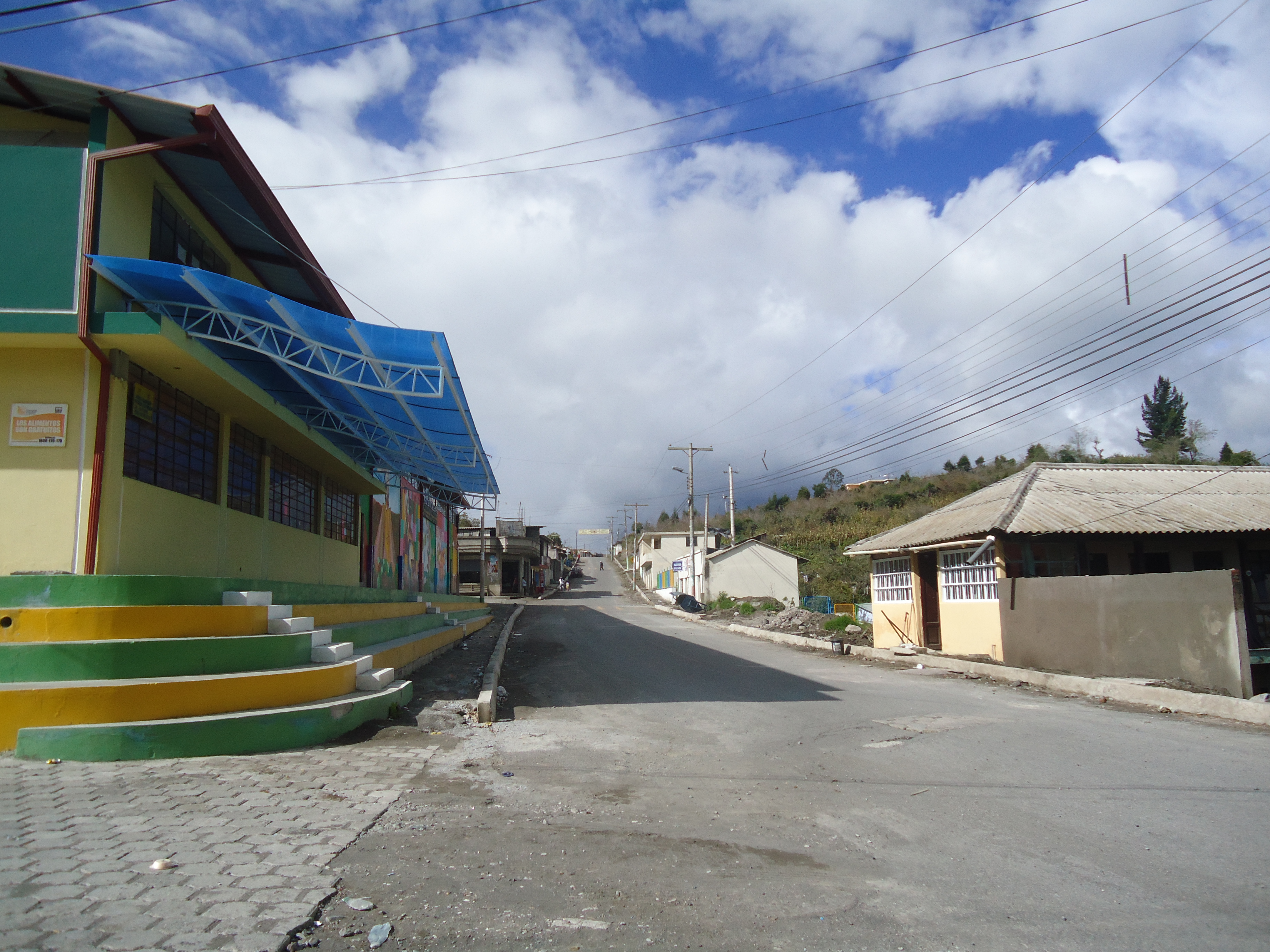 Foto: carretera principal - Bayushig (Chimborazo), Ecuador