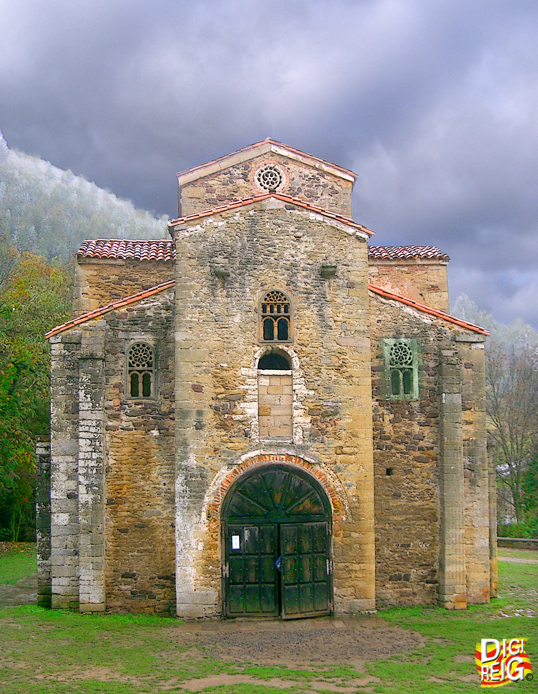 Foto: Ermita San Miguel de Lillo. - Oviedo (Asturias), España