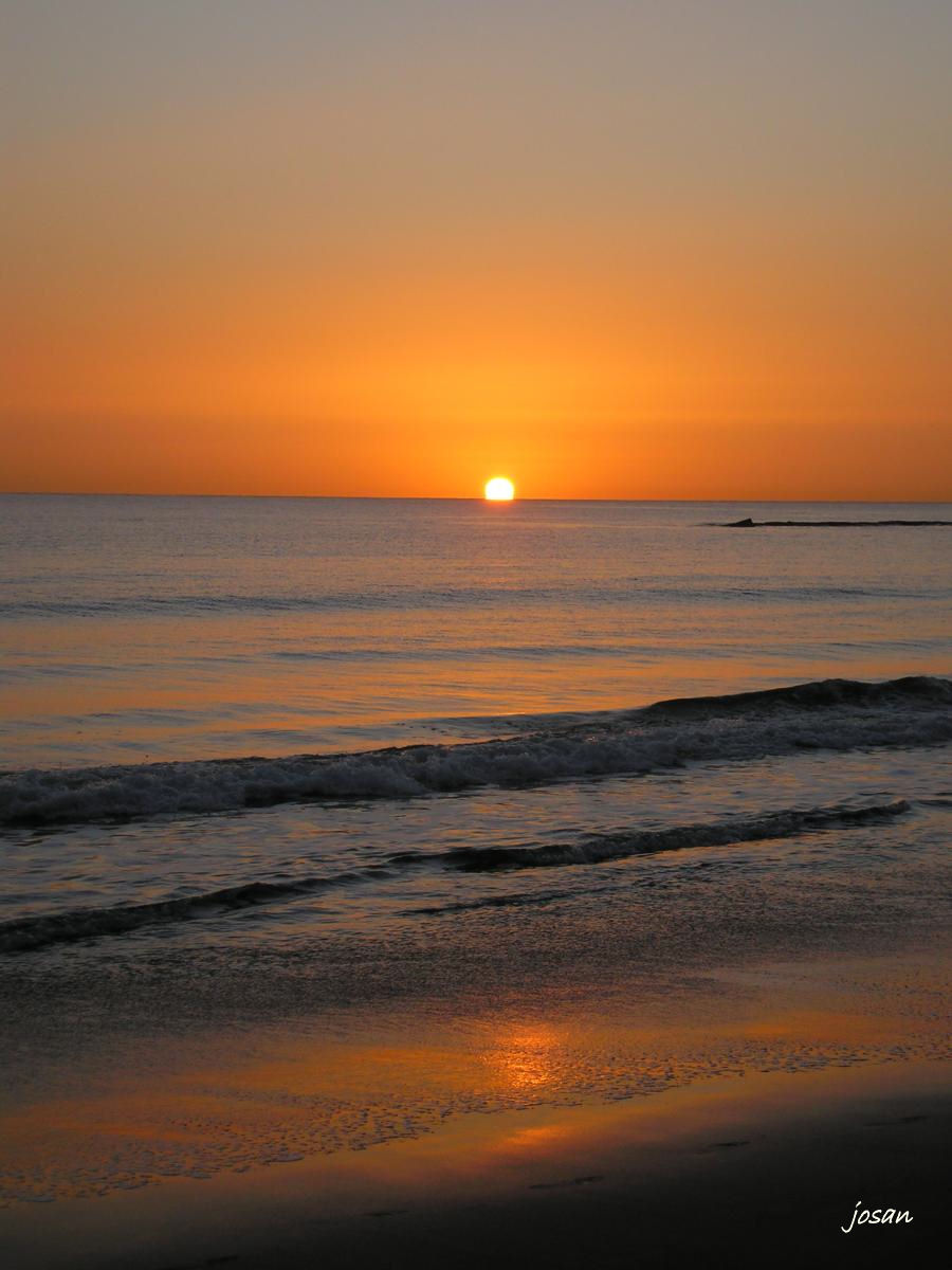 Foto: amanecer en la playa de la laja - Las Palmas De Gran Canarias (Las Palmas), España
