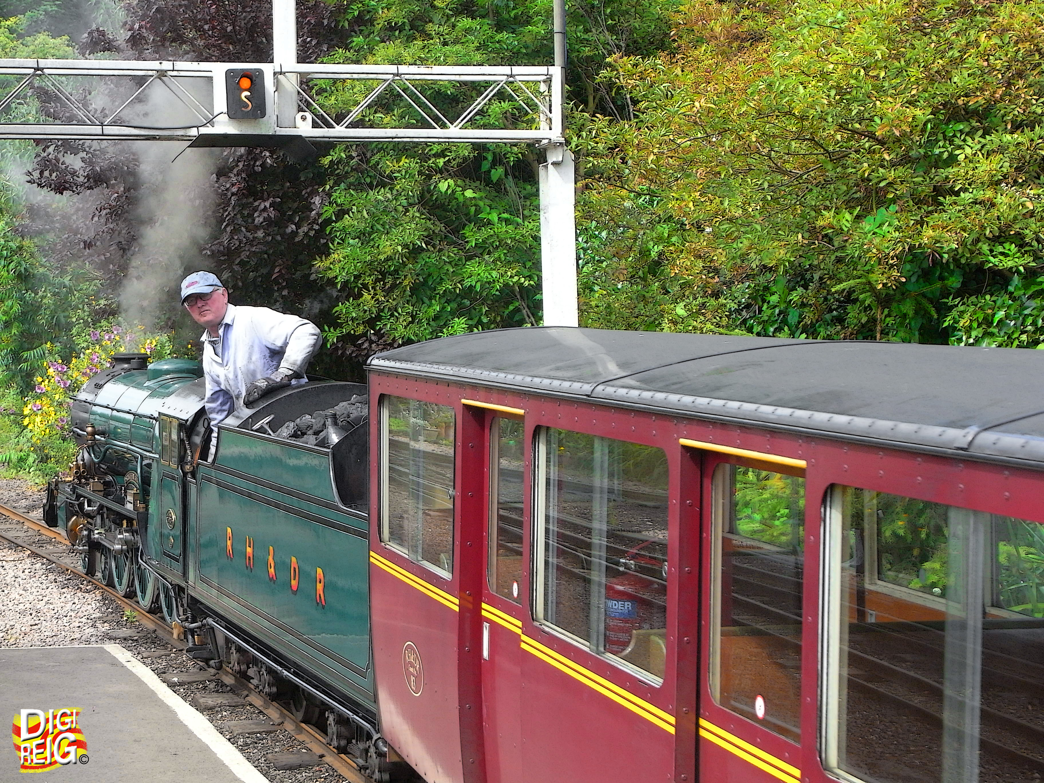 Foto: El tren público más pequeño del mundo. - Hythe (England), El Reino Unido