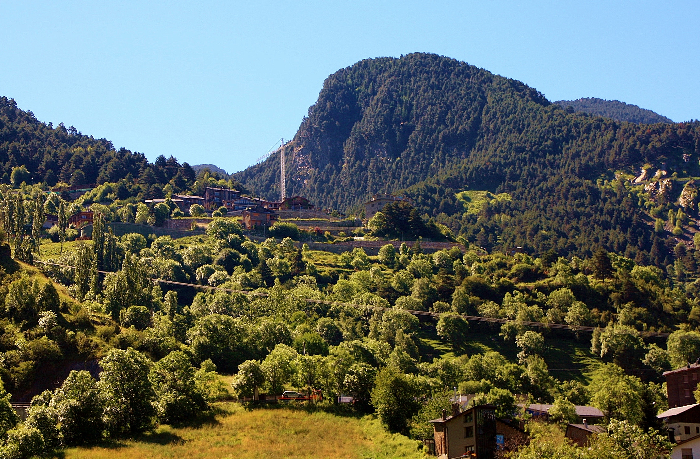 Foto: Paisaje desde el pueblo - Les Bons (Parròquia d'Encamp), Andorra