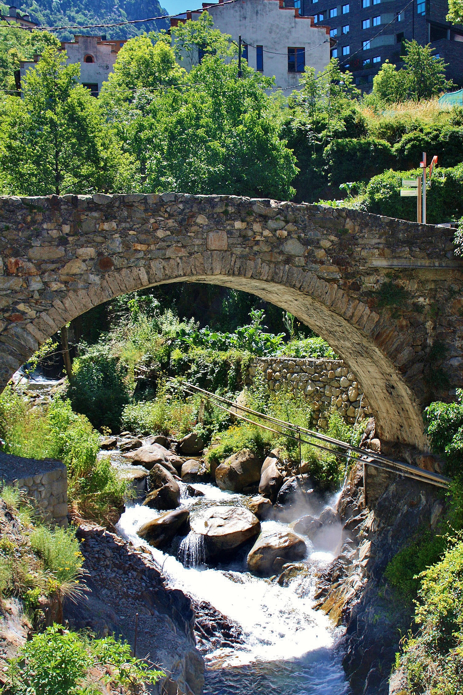 Foto: Puente de la Tosca - Escaldes-Engordany (Parròquia d'Escaldes-Engordany), Andorra
