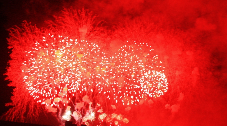 Foto: Concurso fuegos artificiales - Tarragona (Cataluña), España