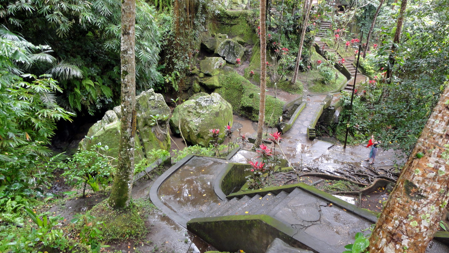 Foto: Jardines de Goa Gajah (Caverna del elefante) - Blahbatu (Bali), Indonesia