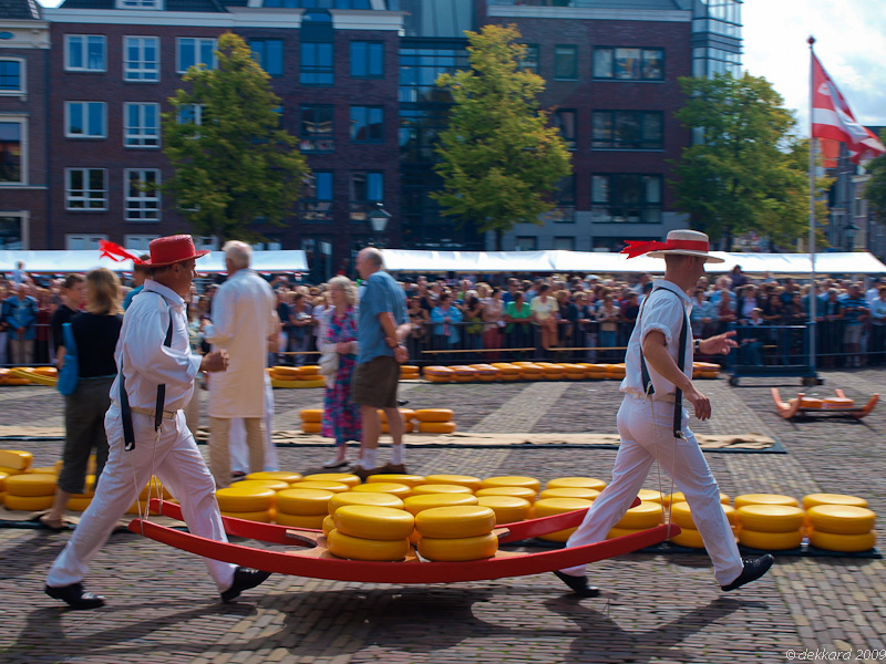 Foto: Mercado de quesos - Alkmaar (North Holland), Países Bajos