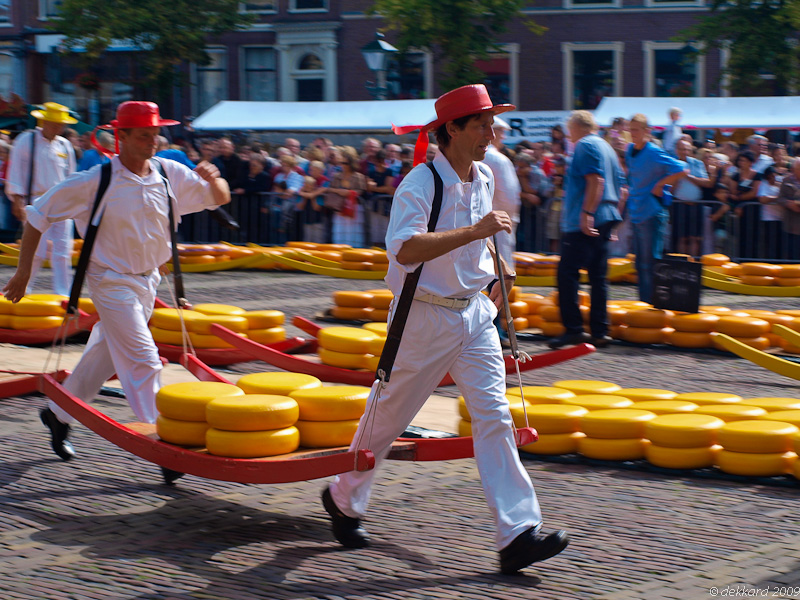 Foto: Mercado de quesos - Alkmaar (North Holland), Países Bajos