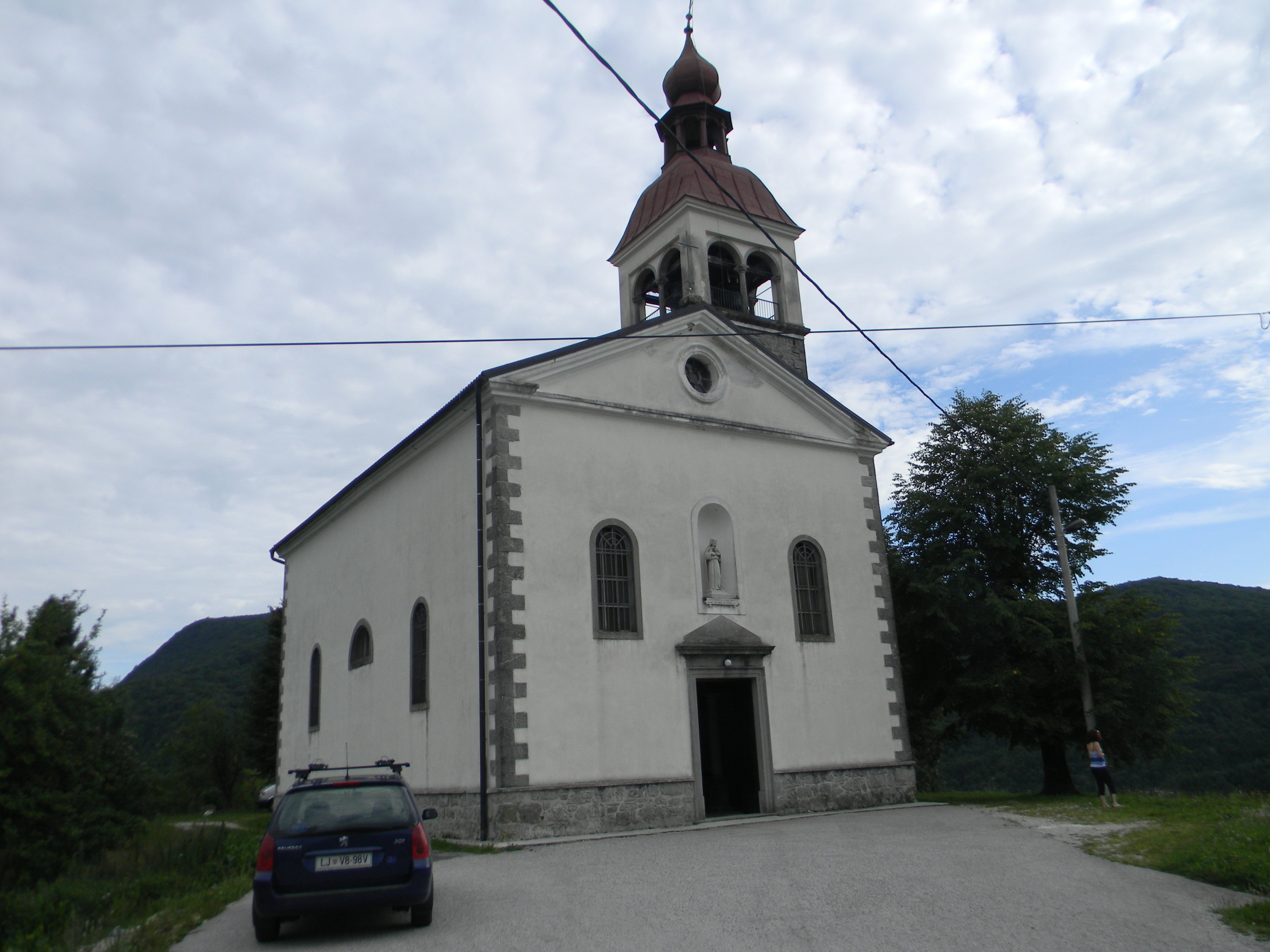 Foto: Iglesia - Logje (Kobarid), Eslovenia