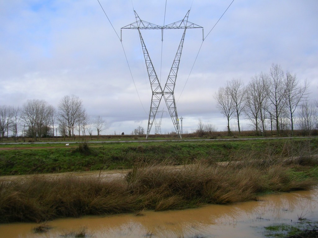 Foto: El Poste De La Electricidad - Zuares Del Páramo (León), España