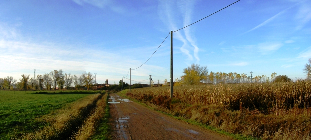 Foto: Panoramica Del Pueblo Desde La Granja - Zuares Del Pàramo (León), España
