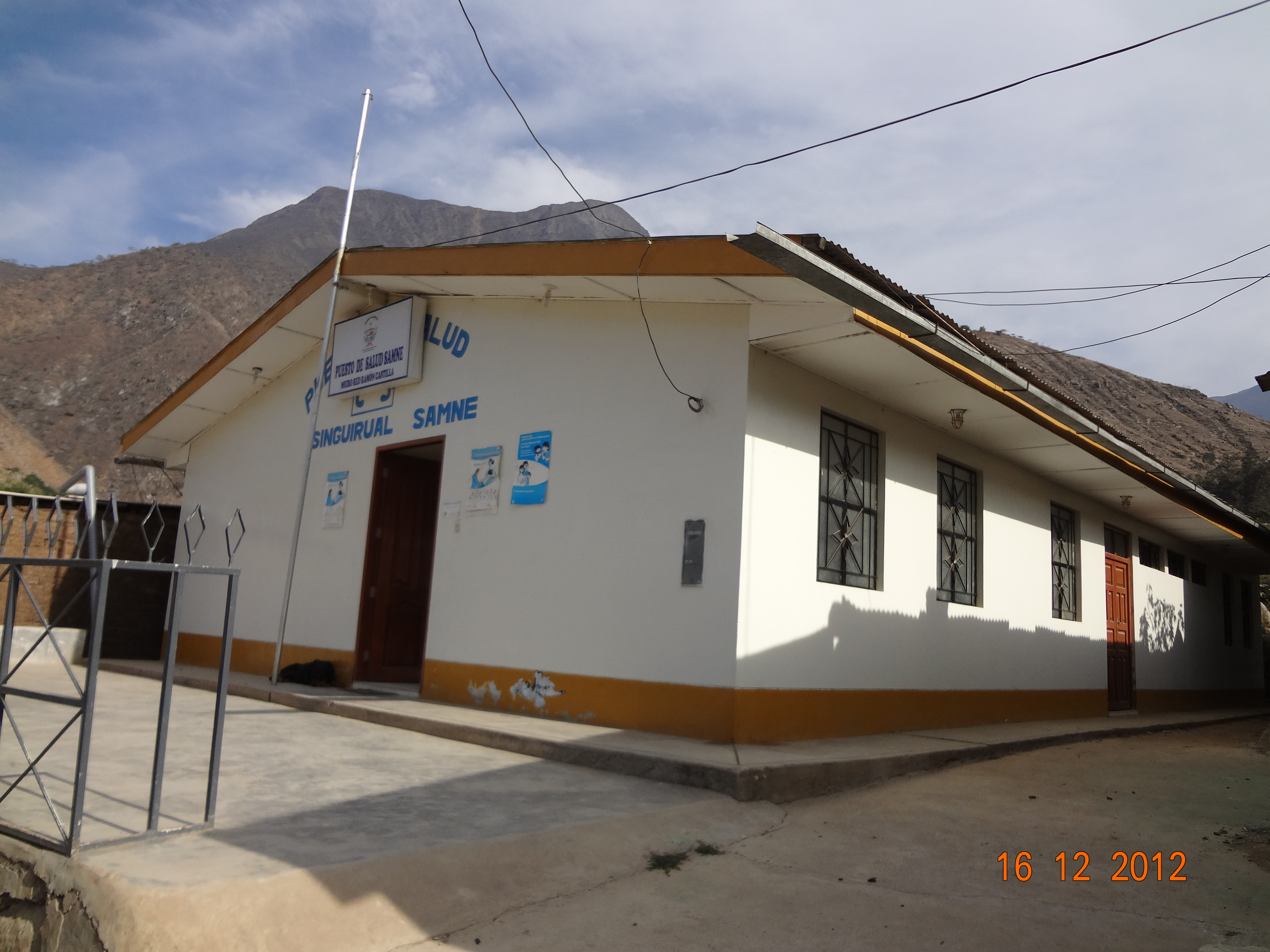 Foto: Posta médica - Samne (La Libertad), Perú