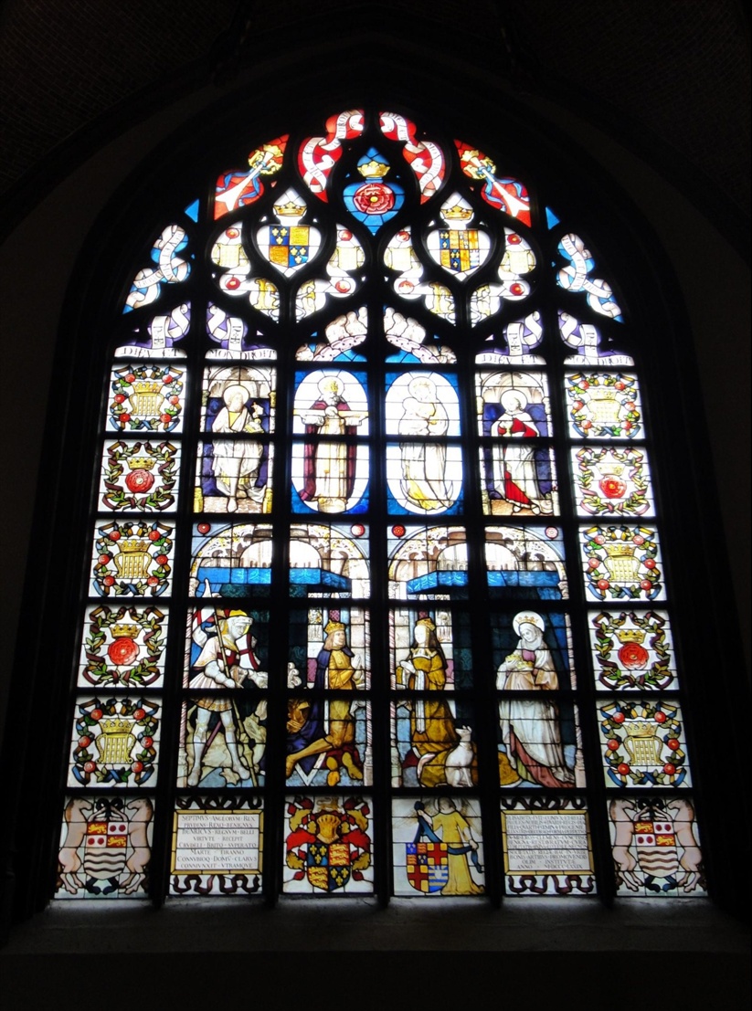 Foto: Vitral de la Onze Lieve Vrouwekathedraal - Antwerpen (Flanders), Bélgica