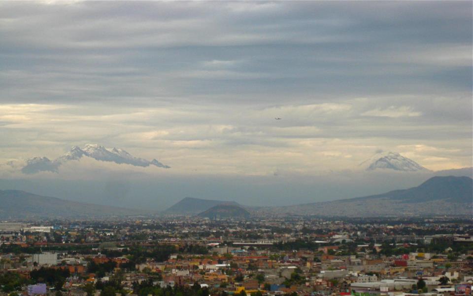Foto: vista del Popocatepetl y el Iztacihuatl - México, México