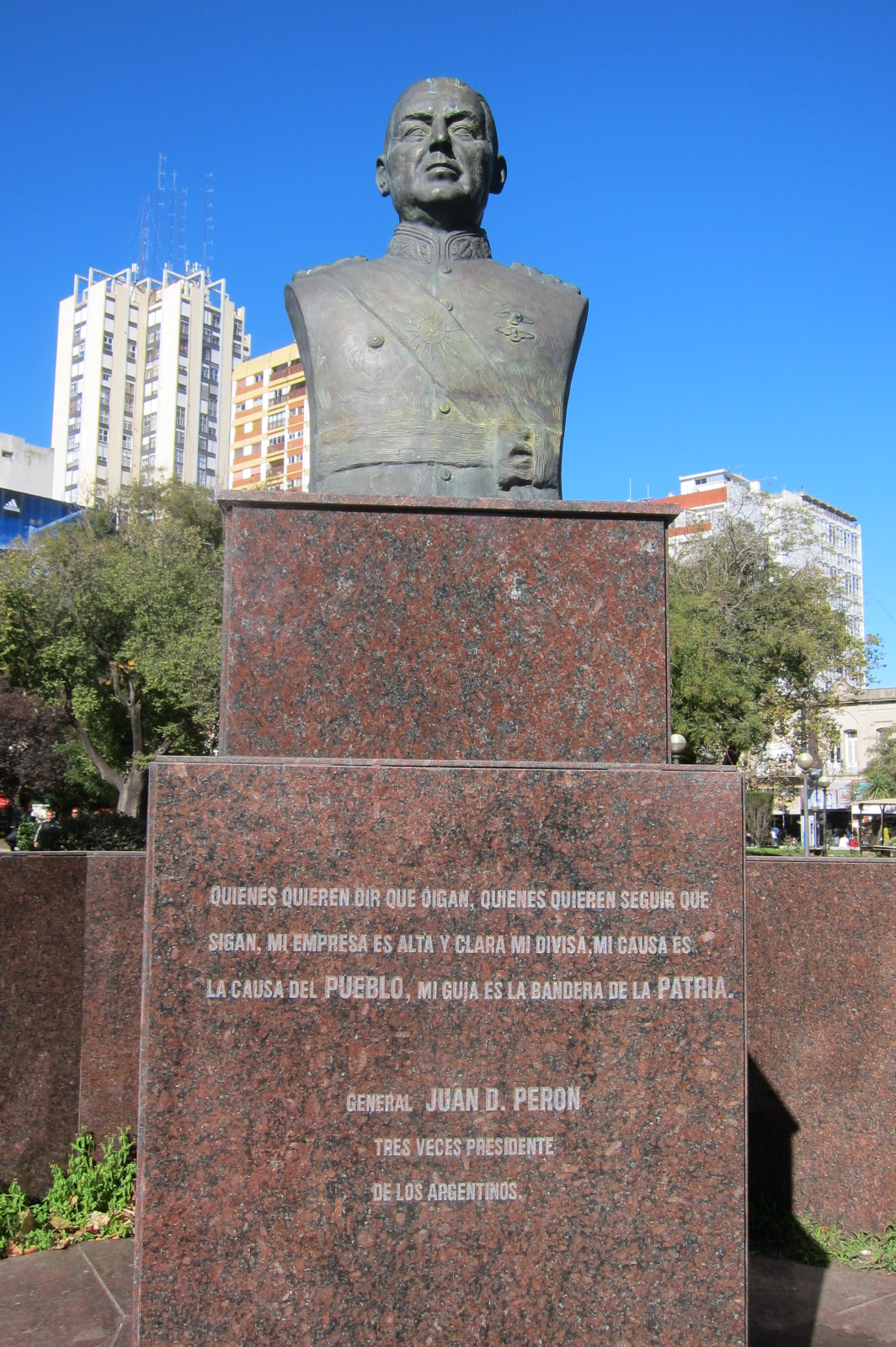 Foto: Monumento a Perón - Mar del Plata (Buenos Aires), Argentina