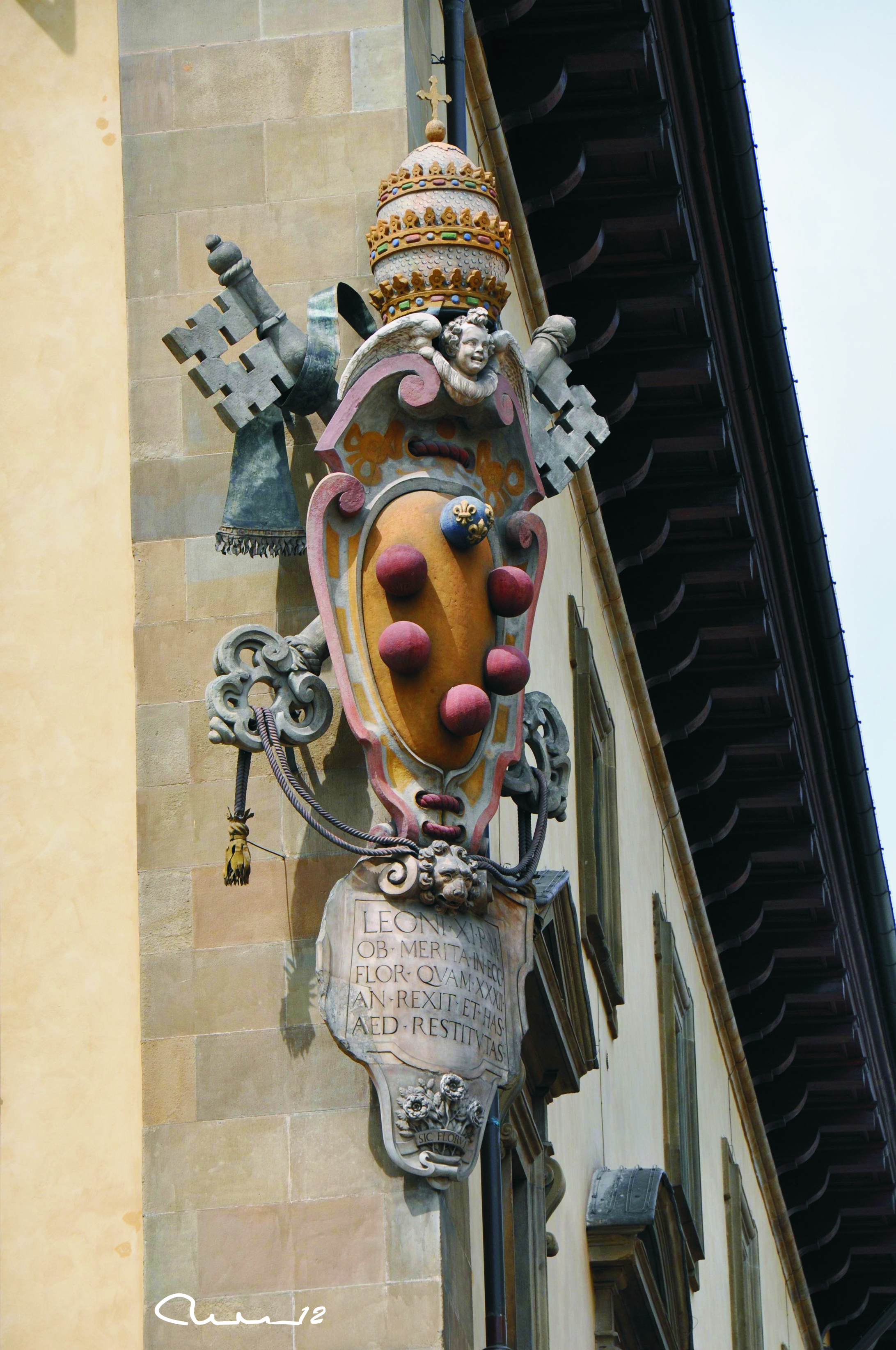 Foto: Detalle de fachada - Florencia, Italia