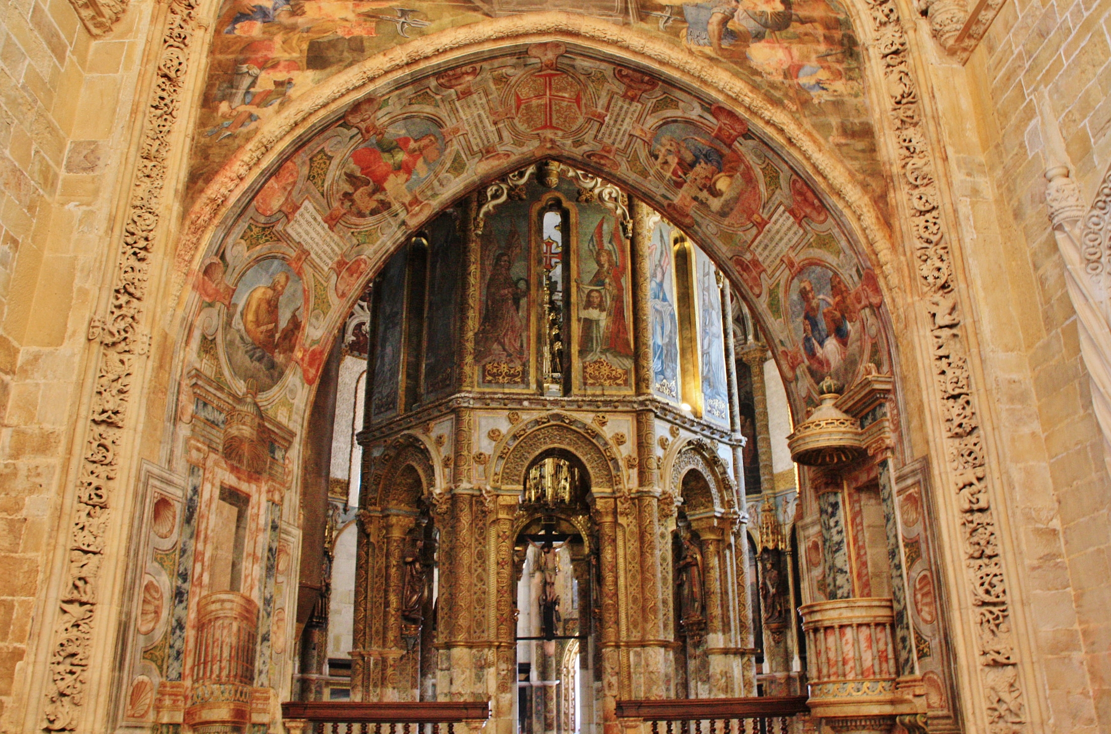 Foto: Charola del convento de Cristo - Tomar (Santarém), Portugal