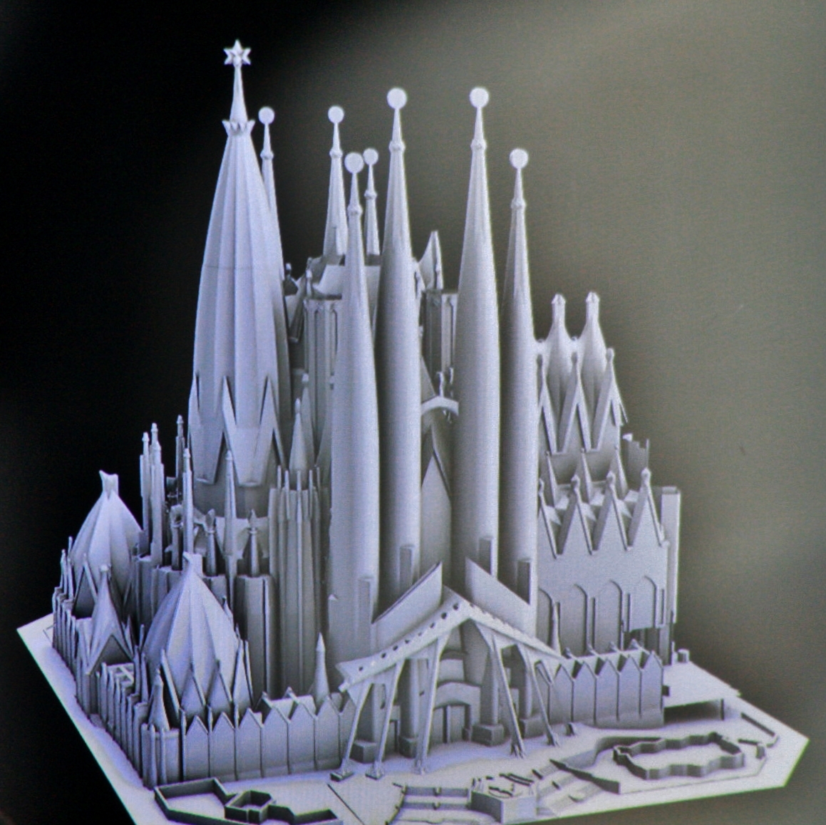Foto: Maqueta de la Sagrada Familia - Barcelona (Cataluña), España