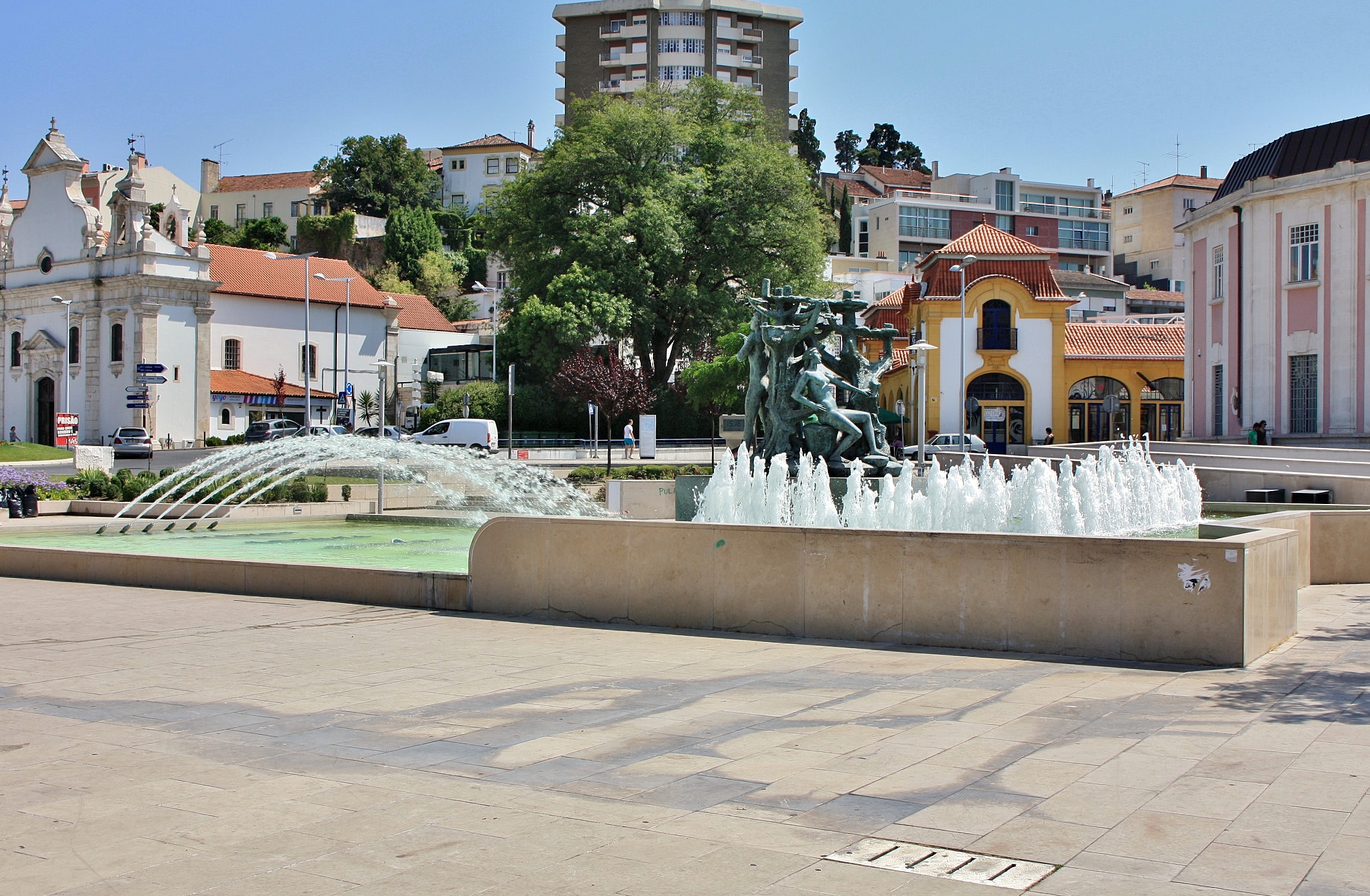 Foto: Centro histórico - Leiria, Portugal