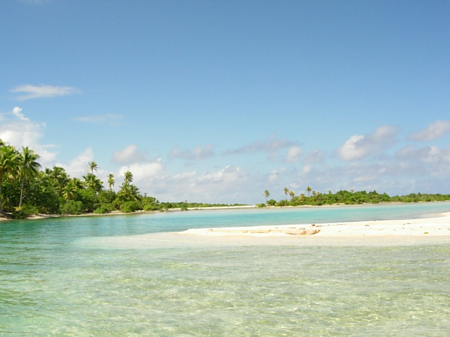 Foto: Motu sorra rossa. Motu arena rosa - Tikehau (Îles Tuamotu-Gambier), Polinesia Francesa