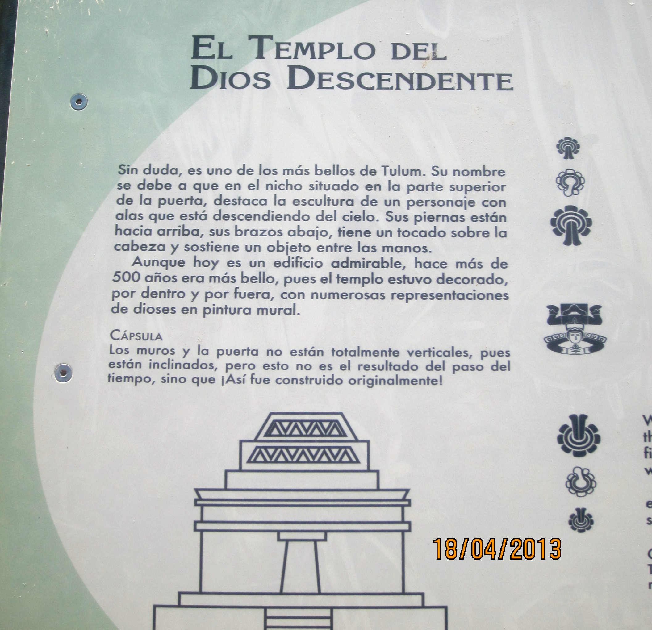 Foto: Templo del Dios Descendente - Tulum (Yucatán), México