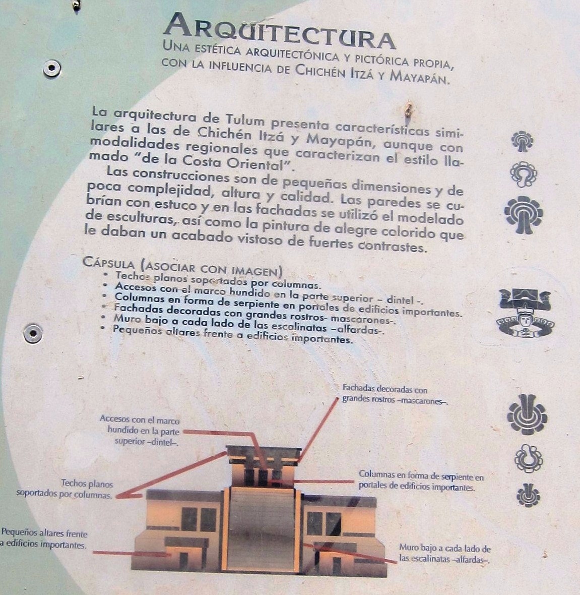 Foto: Templo de los frescos - Tulum (Yucatán), México