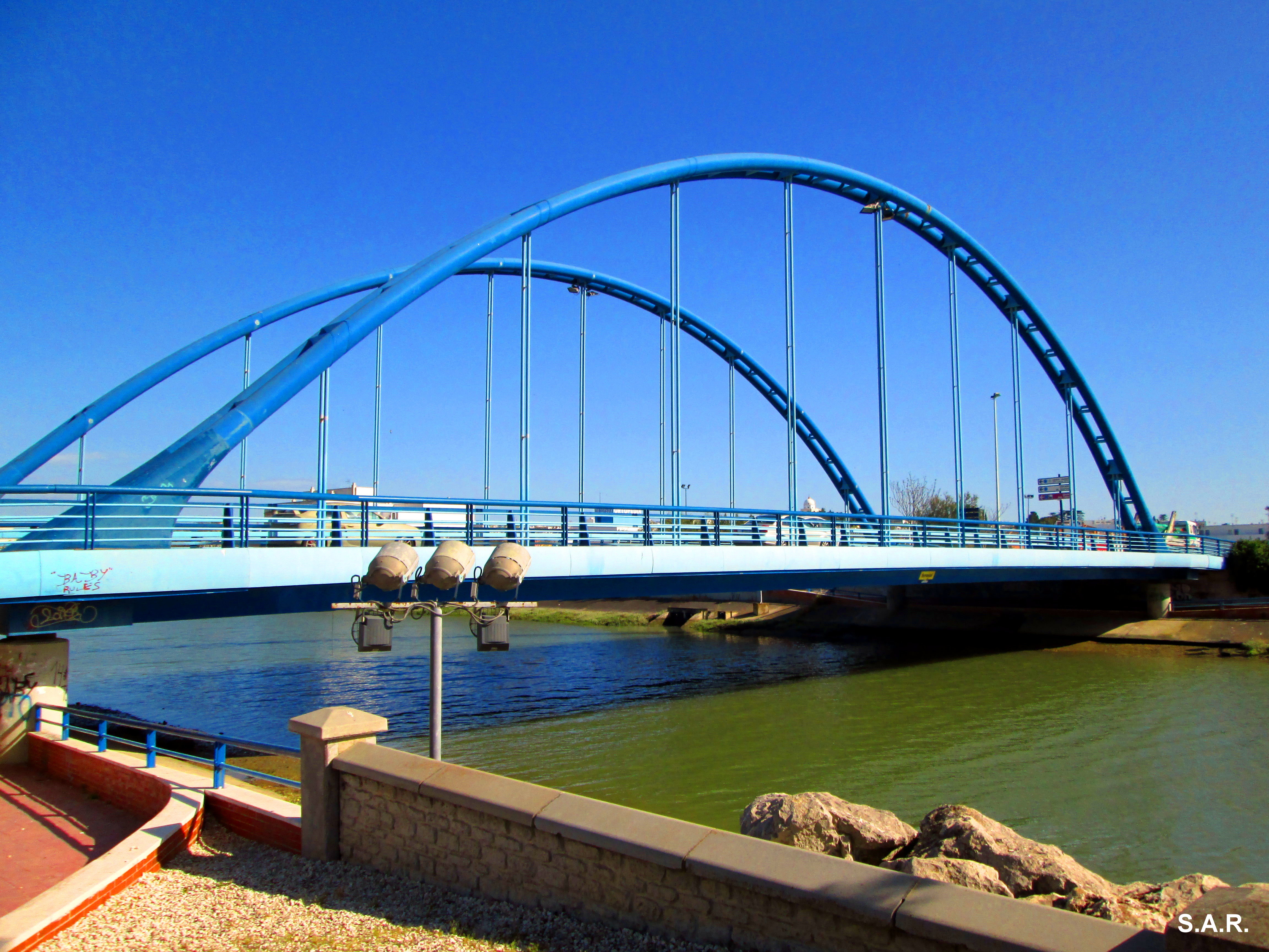 Foto: Puente sobre el Río Iro - Chiclana de la Frontera (Cádiz), España