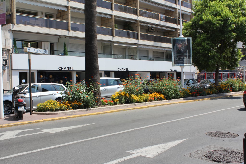 Foto: Calles de Canes, famoso Chanel al fondo - Cannes, Francia
