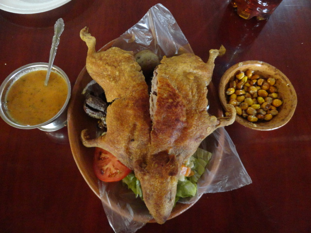 Foto: Tostado aji y cuy - Chaltura (Imbabura), Ecuador