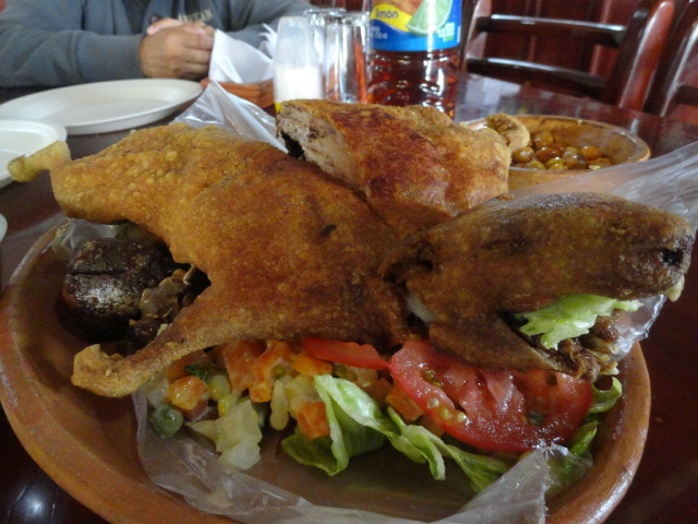 Foto: Cuy asado - Chaltura (Imbabura), Ecuador