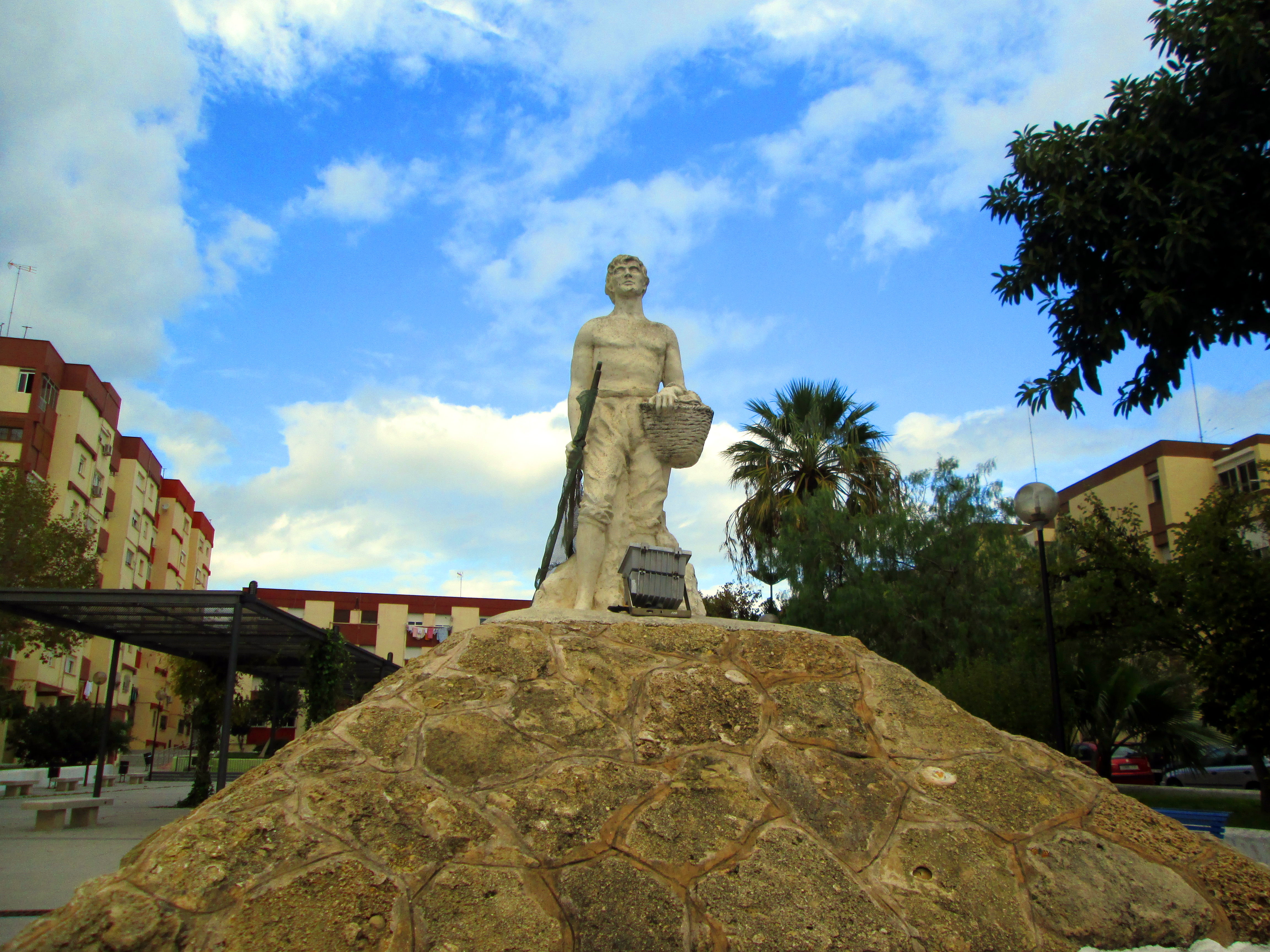 Foto: Monumento a los Mariscadores - San Fernando (Cádiz), España