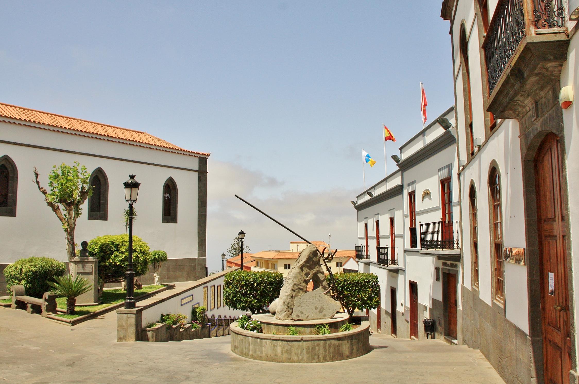Foto: Plaza San Roque - Firgas (Gran Canaria) (Las Palmas), España
