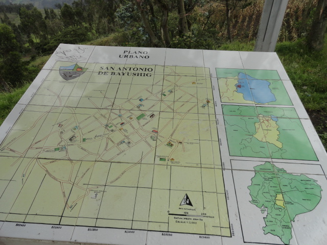 Foto: Pancaarta informativa - Bayushig (Chimborazo), Ecuador
