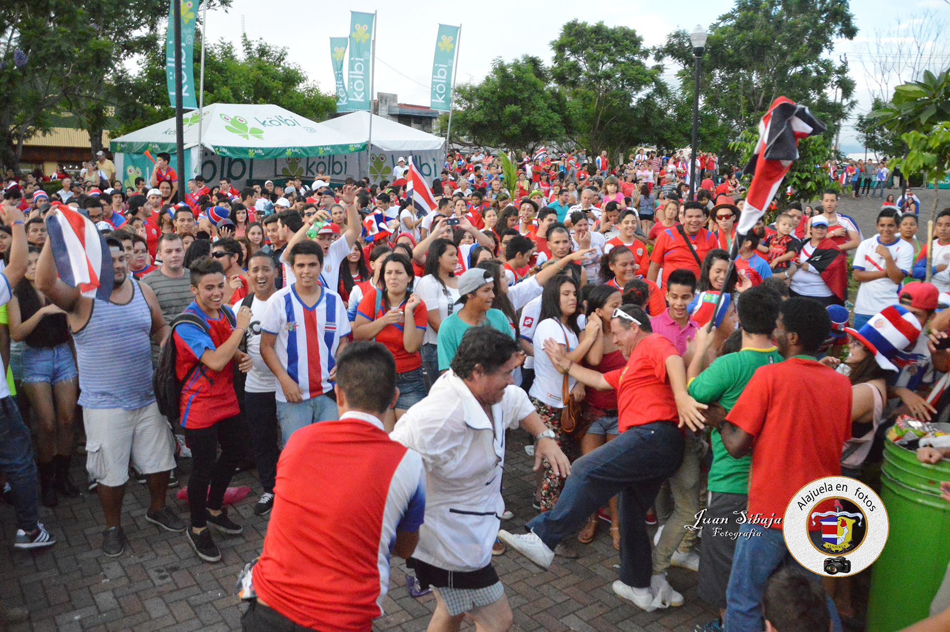 Foto: COSTA RICA PASA A CUARTOS DE FINAL EN EL MUNDIAL 2014 - Alajuela, Costa Rica