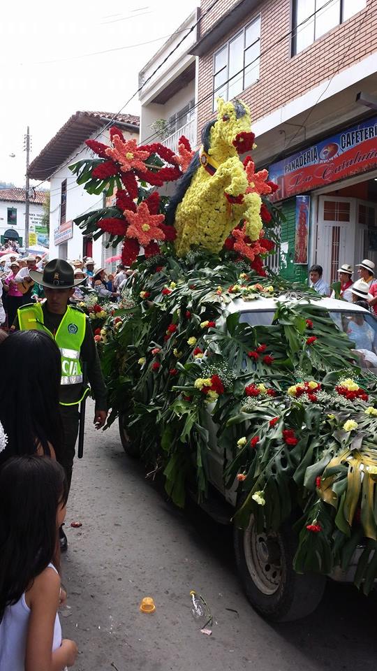 Foto: Desfile de las flores agosto 2014 - Vélez (Santander), Colombia