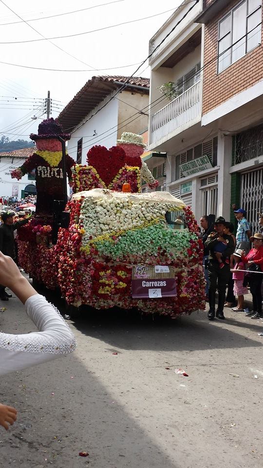 Foto: Desfile de las flores agosto 2014 - Vélez (Santander), Colombia