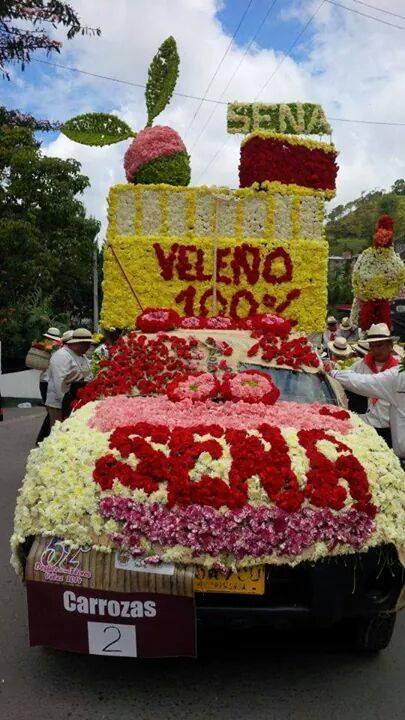 Foto: Desfile de las flores agosto 2014 - Vélez (Santander), Colombia