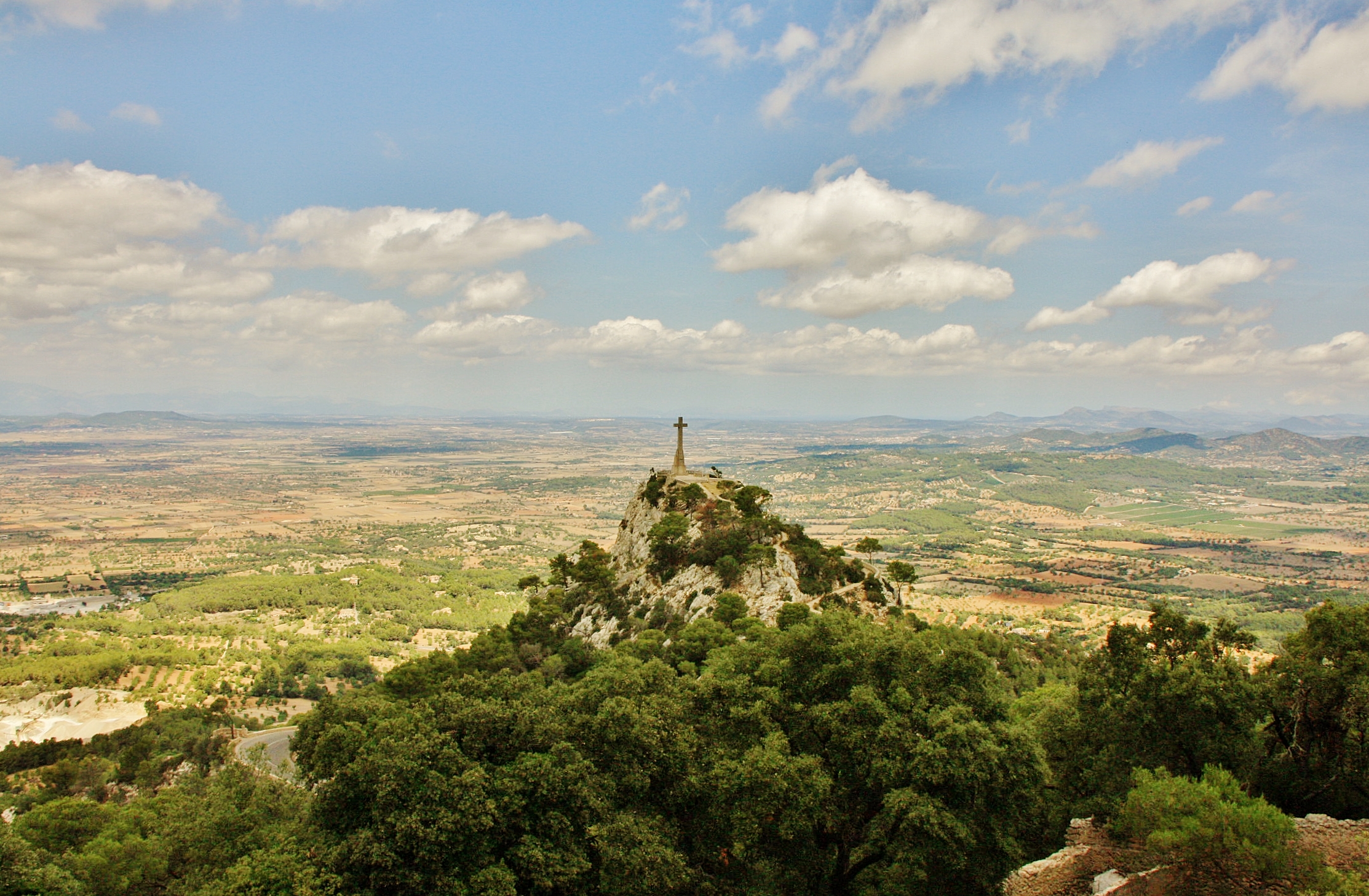 Foto: Vistas desde el Santuario de Sant Salvador - Felanitx (Mallorca) (Illes Balears), España