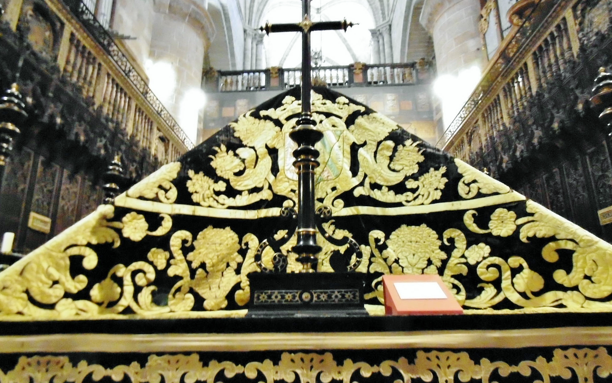 Foto: Manto funebre de la princesa de Eboli en la catedral - Sigüenza (Guadalajara), España