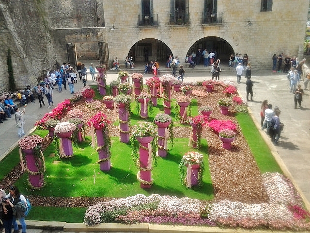 Foto: Girona tiempo de flores - Girona (Cataluña), España