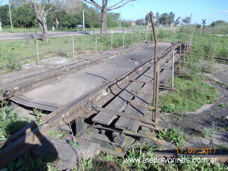 Foto: Mesa giratoria estacion Parera - Parera (Entre Ríos), Argentina