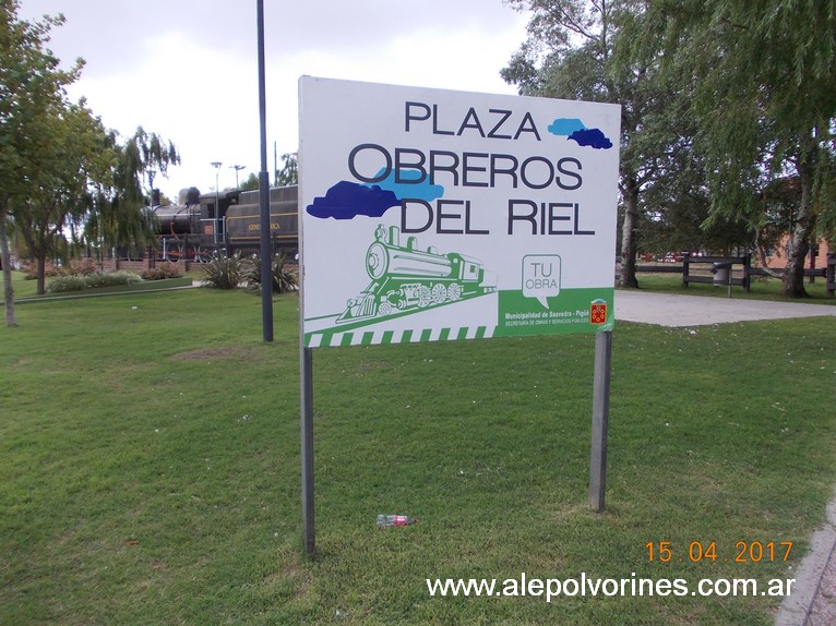 Foto: Plaza Obreros del Riel - Ciudad de Saavedra (Buenos Aires), Argentina