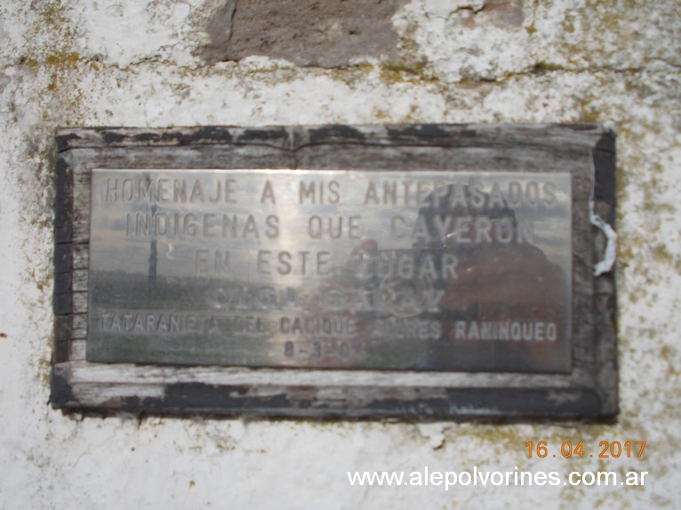 Foto: Homenaje Caidos en la Batalla de San Carlos - Mariano Unzue (Buenos Aires), Argentina