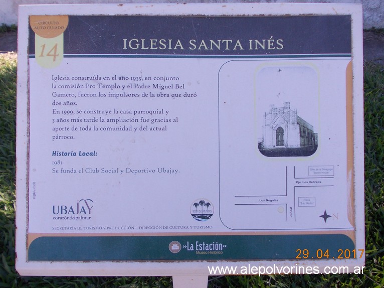 Foto: Iglesia Santa Ines - Ubajay (Entre Ríos), Argentina