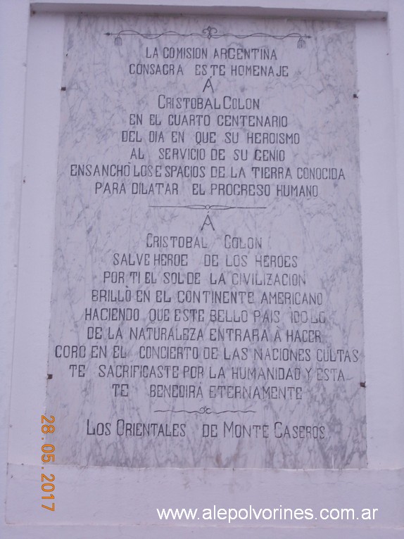 Foto: Plaza Colon - Monte Caseros (Corrientes), Argentina